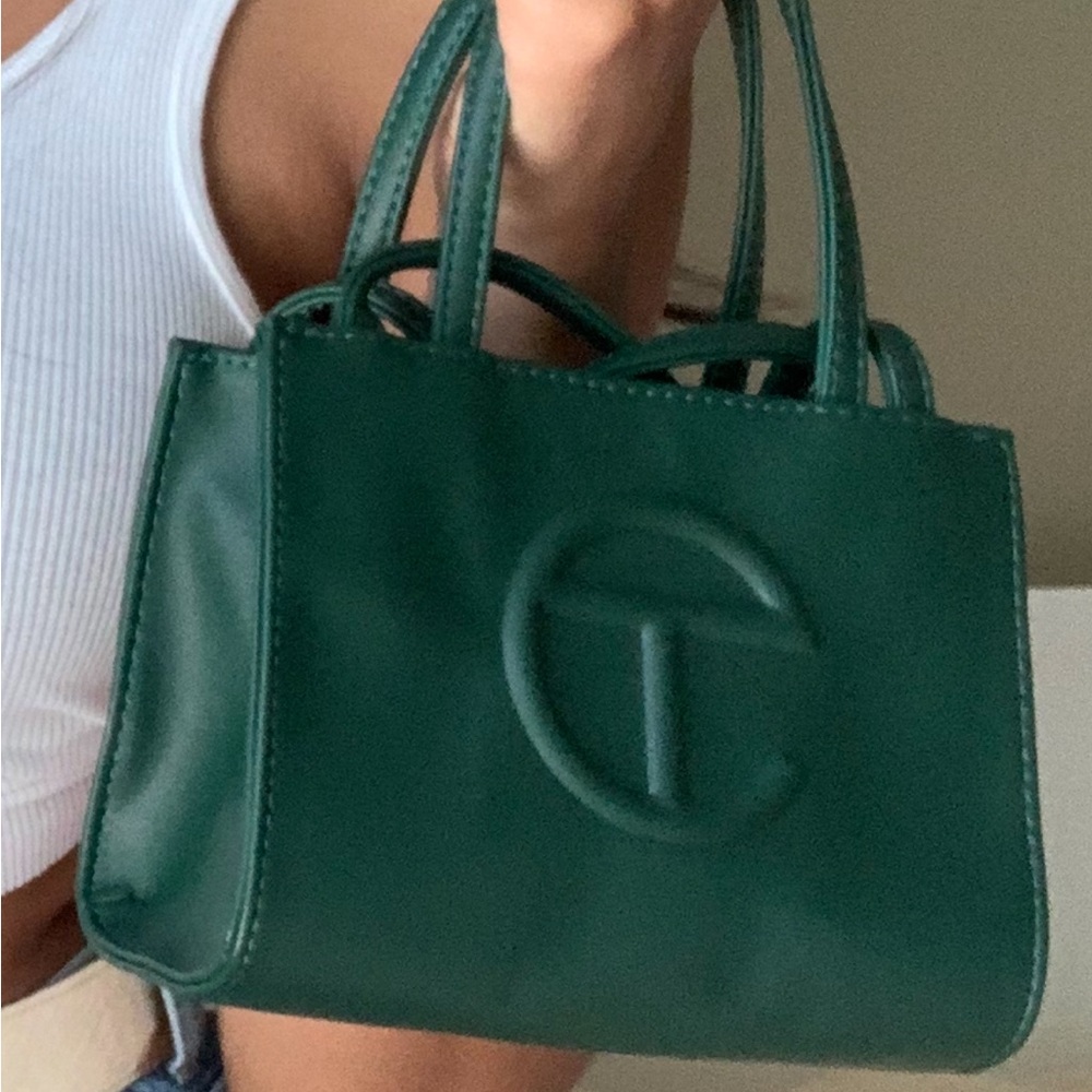 Telfar Dark Olive / Green Small Shopping Bag